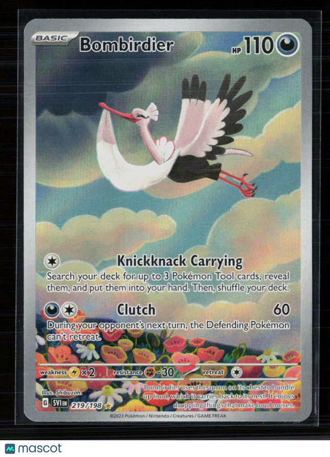 Pokemon 2023 Scarlet & Violet Bombirdier #219/198