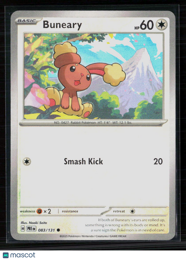 Pokemon 2025 Journey Together Buneary #83/131