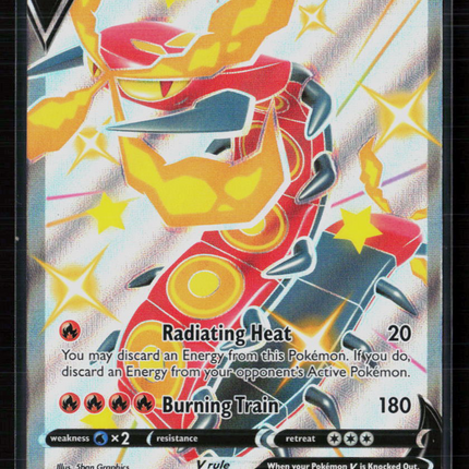 Pokemon 2021 Shining Fates Centiskorch V FA SSR #SV108/SV122