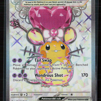 Pokemon 2023 Paldea Evolved Dedenne EX SAR #239/193