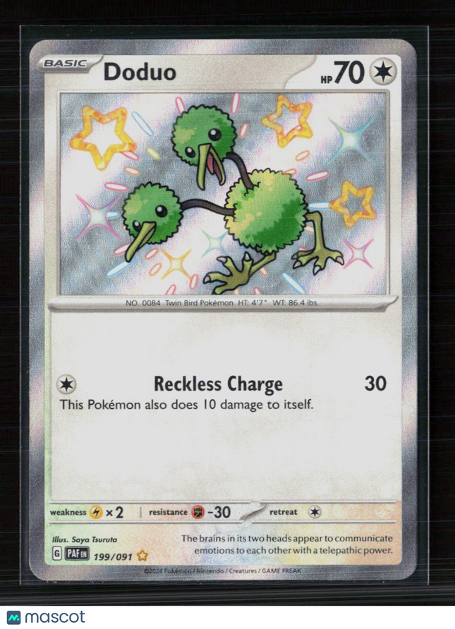 Pokemon 2024 Paldean Fates Doduo #199/91