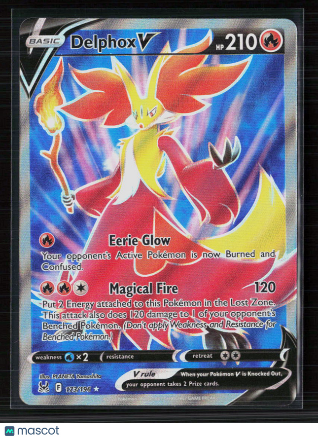 Pokemon 2022 Lost Origin Delphox V #27/196