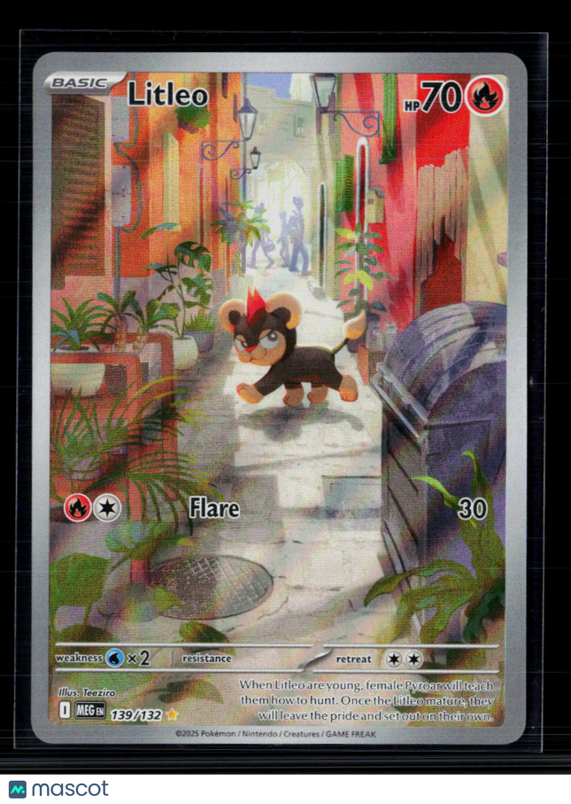 Pokemon 2025 Mega Evolution Litleo #139/132