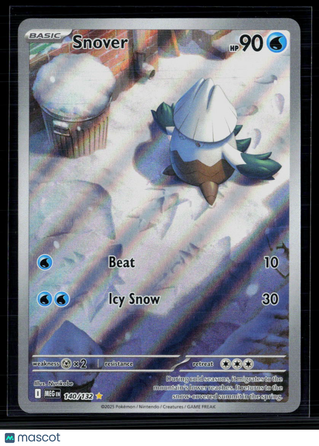 Pokemon 2025 Mega Evolution Snover #140/132