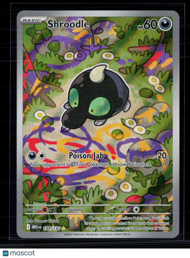 Pokemon 2025 Mega Evolution Shroodle #149/132