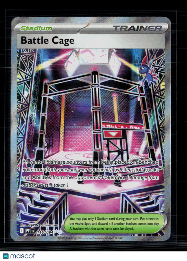 Pokemon 2025 Scarlet & Violet Phantasmal Flames Battle Cage #116/94