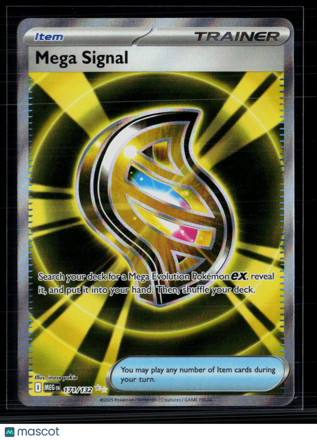 Pokemon 2025 Mega Evolution Mega Signal SAR #171/132