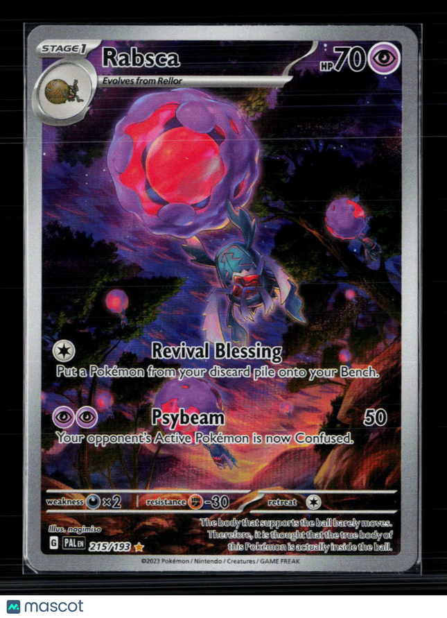 Pokemon 2023 Paldea Evolved Rabsca #215/193