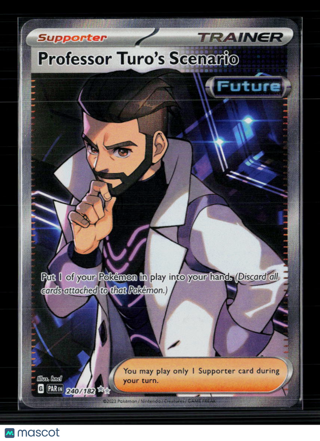 Pokemon 2023 Paradox Rift Professor Turo's Scenario FA #240/182
