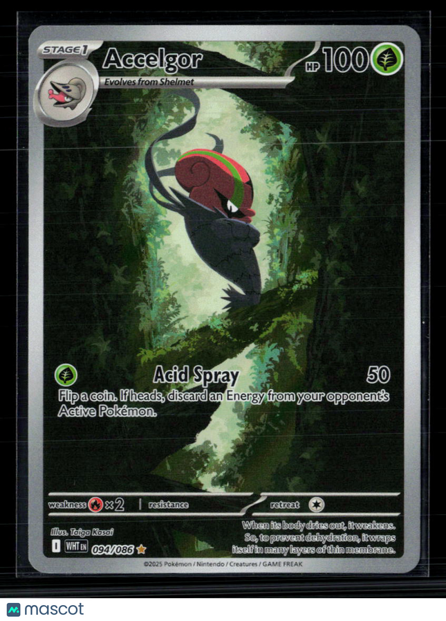 Pokemon 2025 Scarlet & Violet White Flare Accelgor #94/86