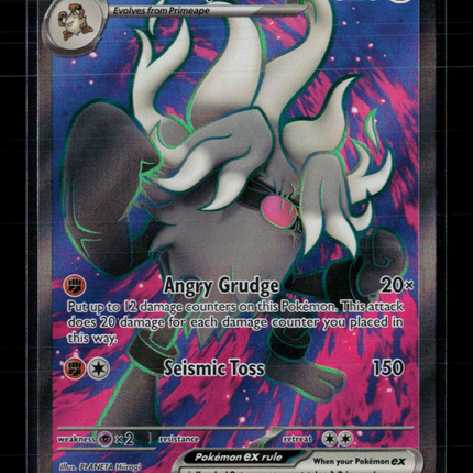 Pokemon 2023 Paldea Evolved Annihilape EX SAR #242/193