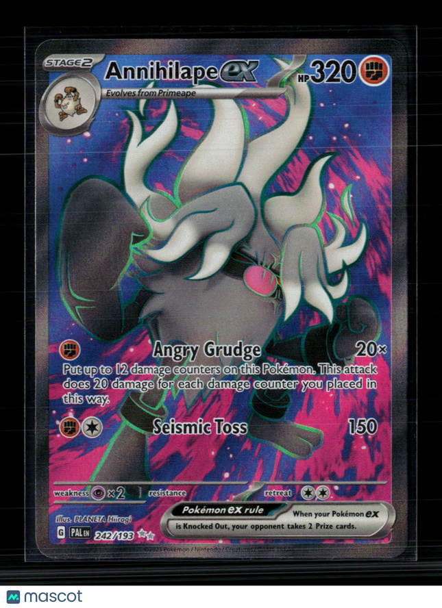 Pokemon 2023 Paldea Evolved Annihilape EX SAR #242/193