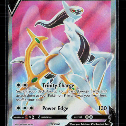 Pokemon 2022 Brilliant Stars Arceus V SR FA #165/172