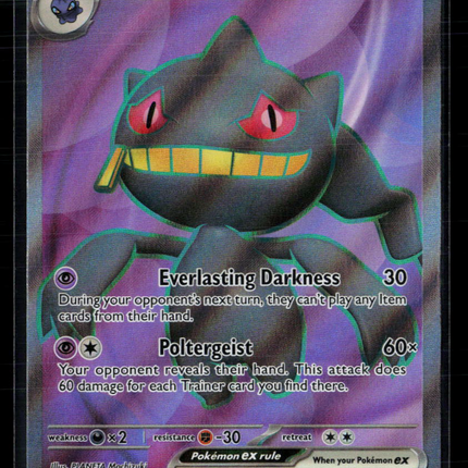 Pokemon 2023 Scarlet & Violet Banette EX FA #229/198