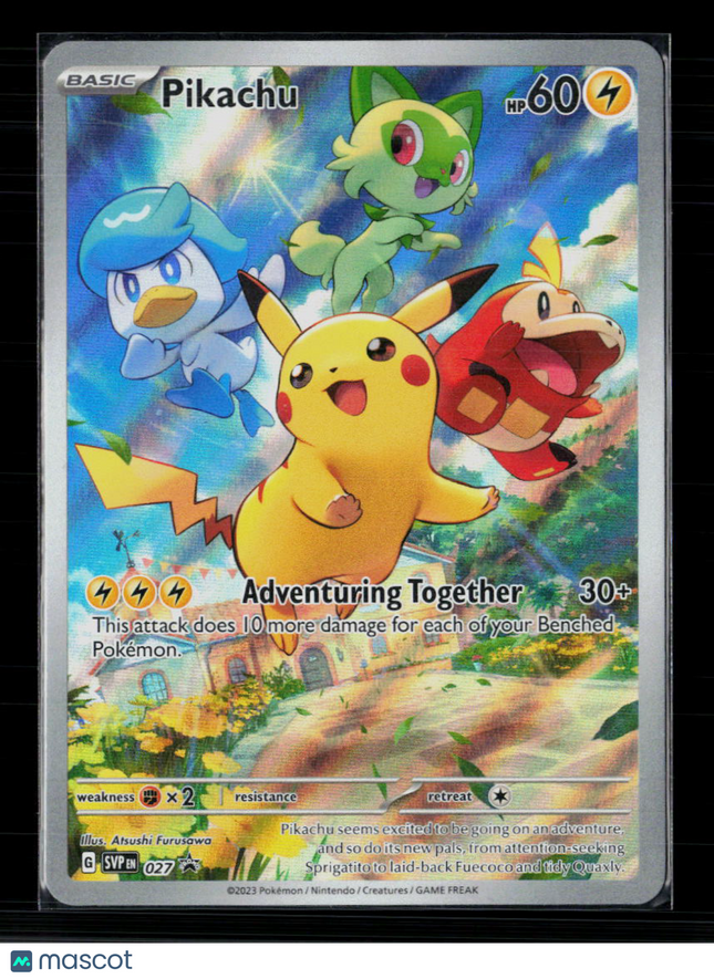 Pokemon 2023 Journey Together Pikachu #SVP EN 027