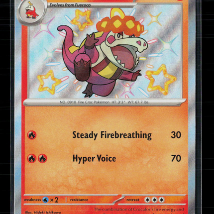 Pokemon 2024 Paldean Fates Crocalor #SVP EN 080