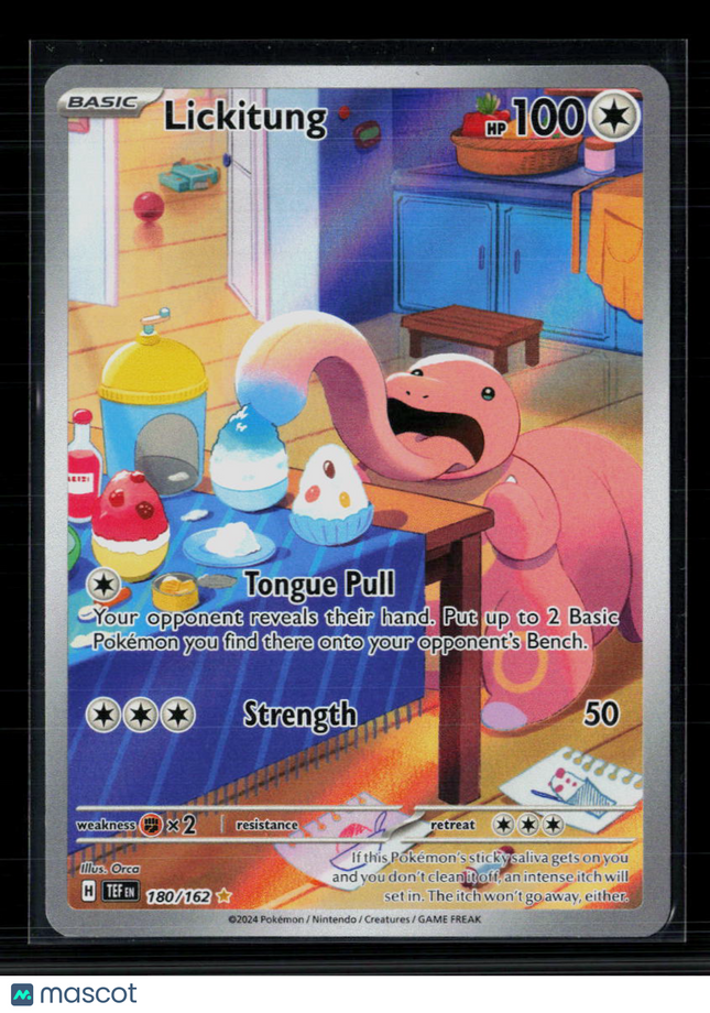 Pokemon 2024 Temporal Forces Lickitung #180/162