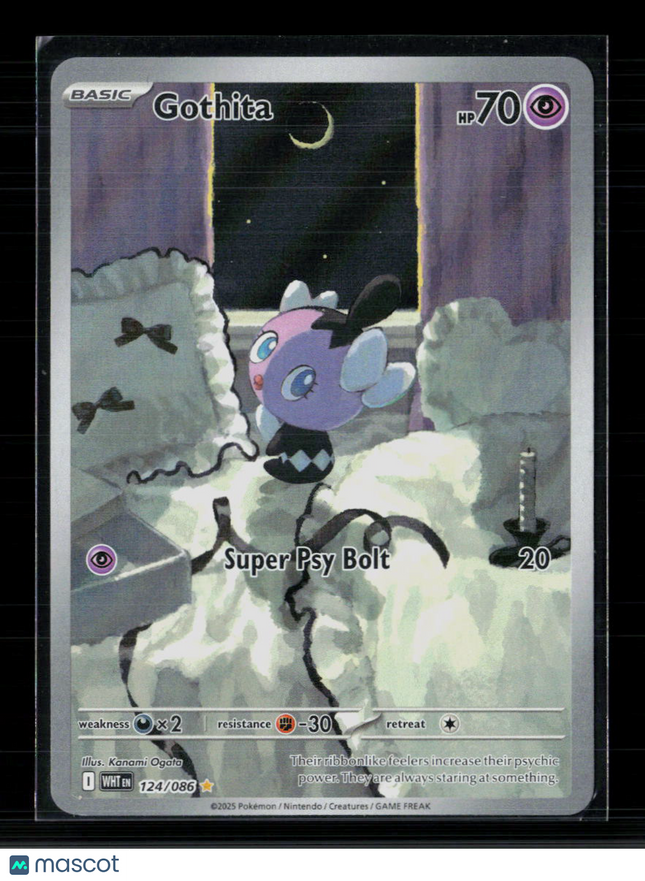 Pokemon 2025 Scarlet & Violet White Flare Gothita #124/86