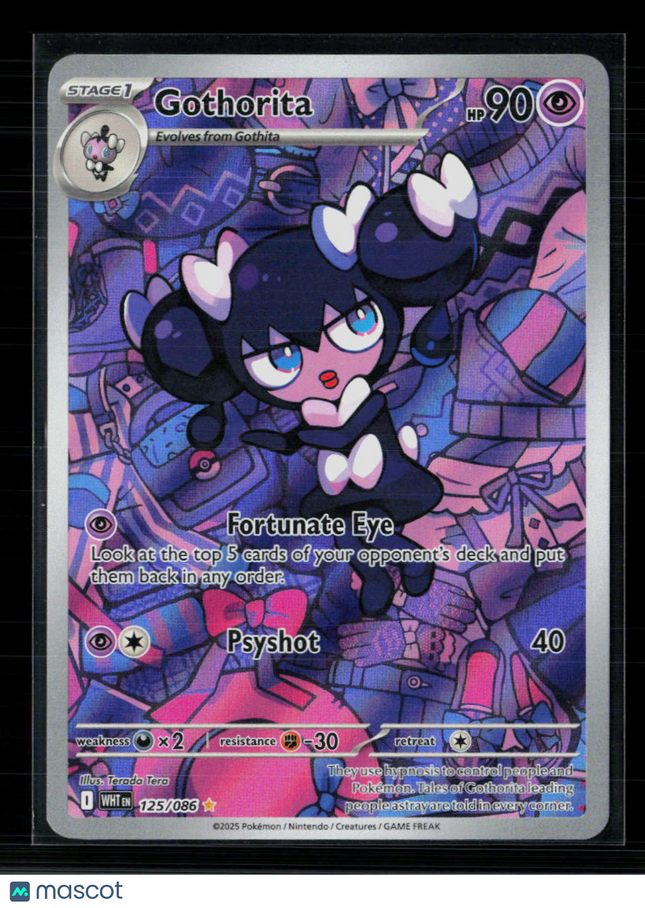Pokemon 2025 Scarlet & Violet White Flare Gothorita #125/86