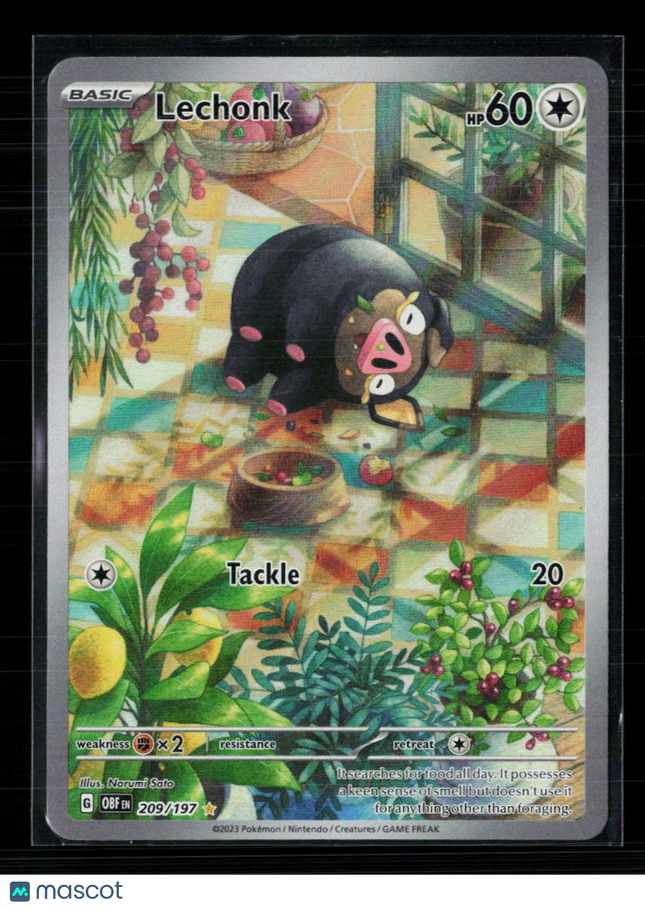 Pokemon 2023 Obsidian Flames Lechonk #209/197