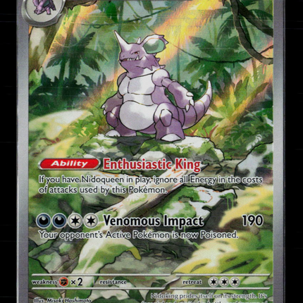 Pokemon 2023 Scarlet & Violet 151 Nidoking #174/165