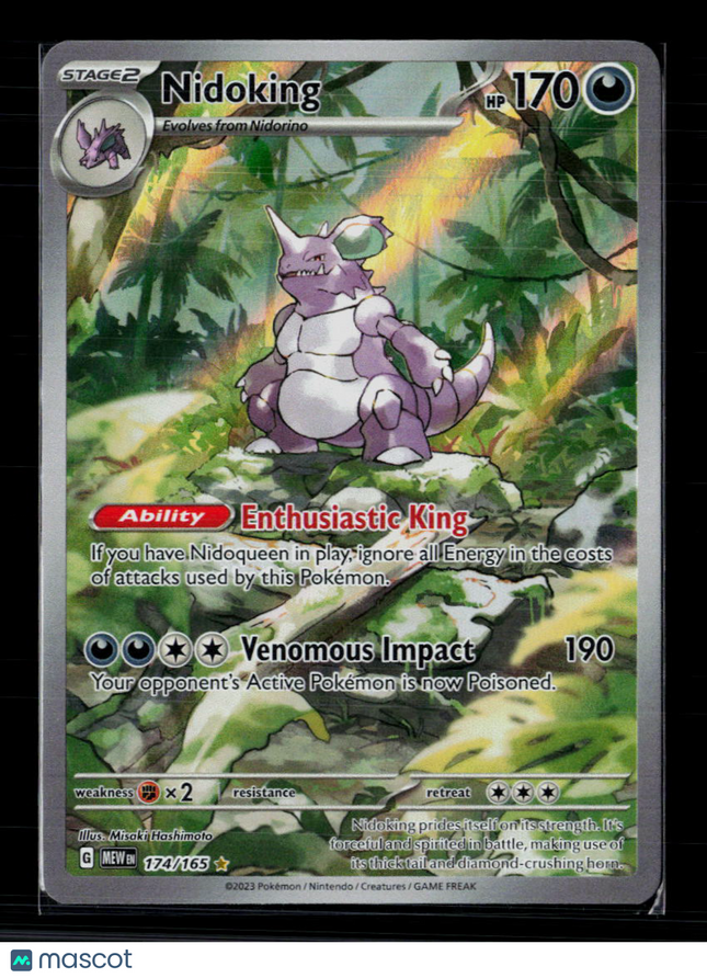 Pokemon 2023 Scarlet & Violet 151 Nidoking #174/165