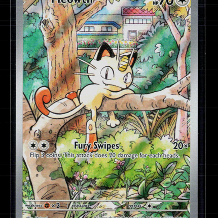 Pokemon 2025 Scarlet & Violet White Flare Meowth #106/94