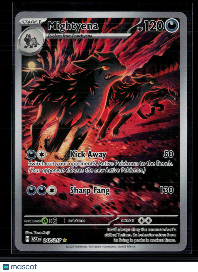 Pokemon 2026 Mega Evolution – Ascended Heroes Mightyena #243/217