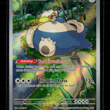 Pokemon 2023 Scarlet & Violet 151 Snorlax #SVP EN 051
