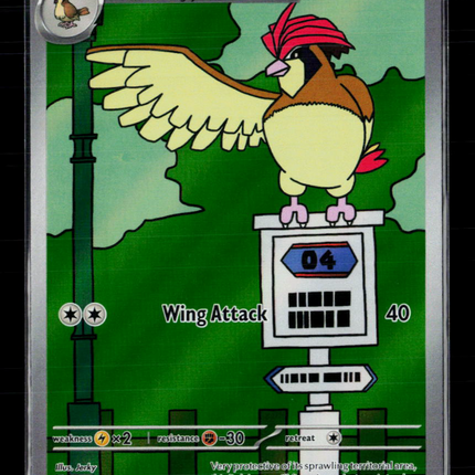 Pokemon 2023 Obsidian Flames Pidgeotto #208/197