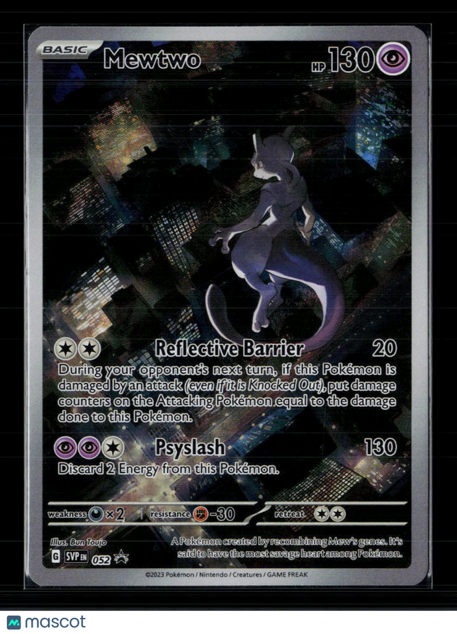 Pokemon 2023 Scarlet & Violet Mewtwo #SVP EN 052
