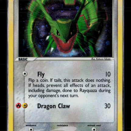 Pokemon 2006 EX Dragon Frontiers Rayquaza #3/17