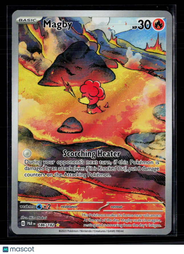 Pokemon 2023 Paradox Rift Magby #186/182