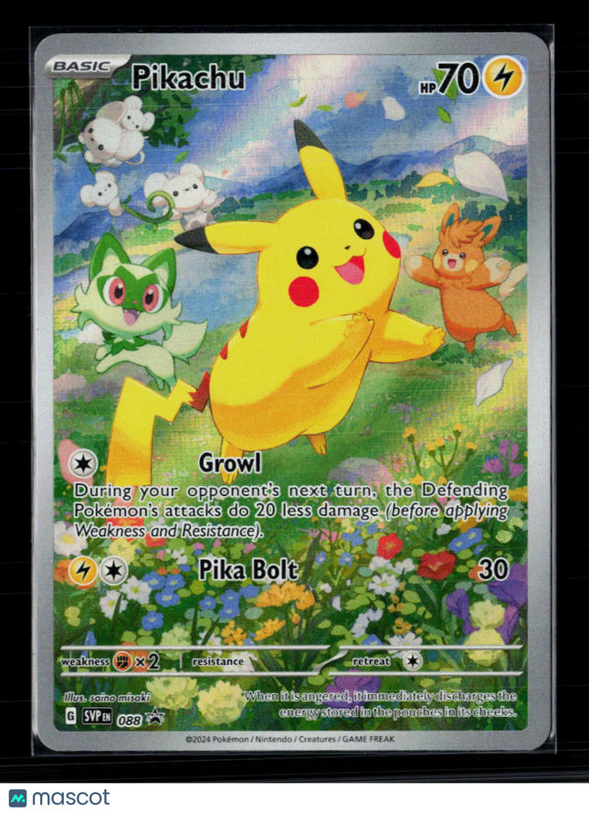 Pokemon 2024 Scarlet & Violet Promos Pikachu #SVP EN 088