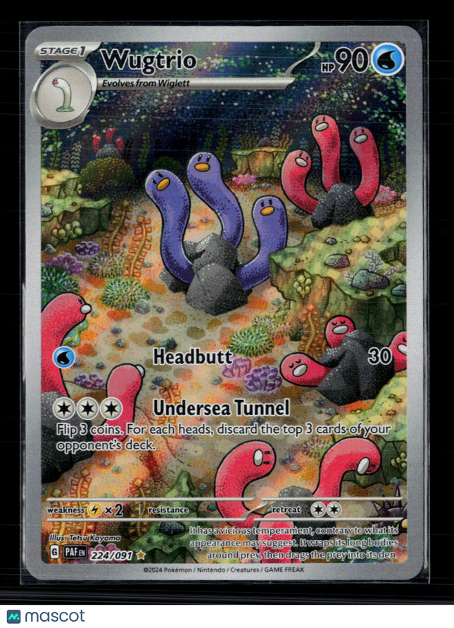 Pokemon 2024 Paldean Fates Wugtrio #224/91