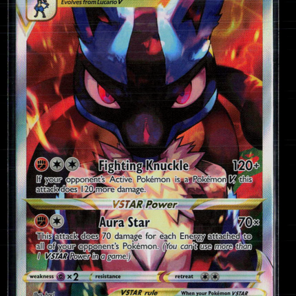 Pokemon 2023 Crown Zenith Lucario VSTAR #SWSH291