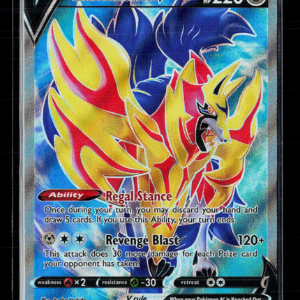 Pokemon 2022 Brilliant Stars Zamazenta V FA #163/172