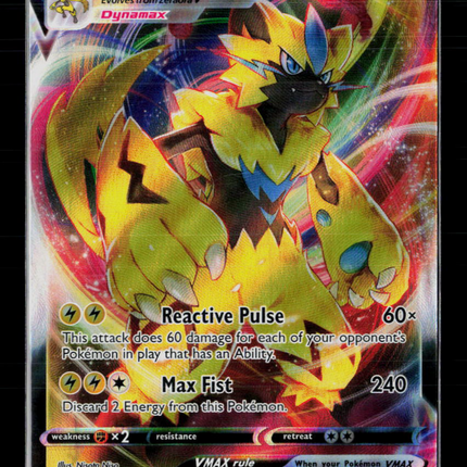 Pokemon 2023 Crown Zenith Zeraora VMAX #54/159