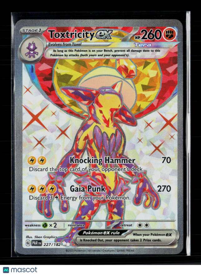 Pokemon 2023 Paradox Rift Toxtricity EX UR #227/182