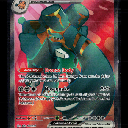 Pokemon 2023 Paldea Evolved Copperajah EX FA SAR #245/193