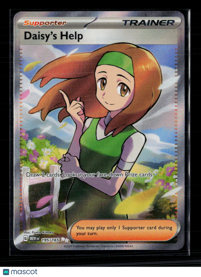 Pokemon 2023 Scarlet & Violet 151 Daisy's Help FA #195/165