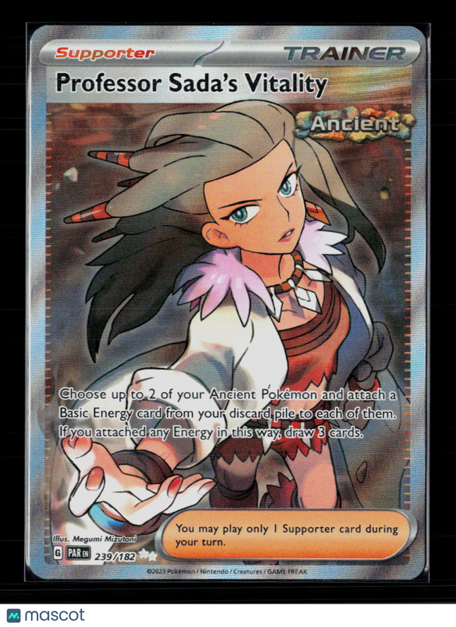 Pokemon 2023 Paradox Rift Professor Sada's Vitality FA SAR #239/182