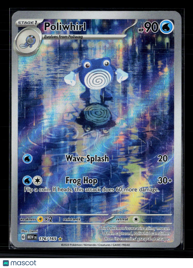 Pokemon 2023 Scarlet & Violet 151 Poliwhirl #176/165