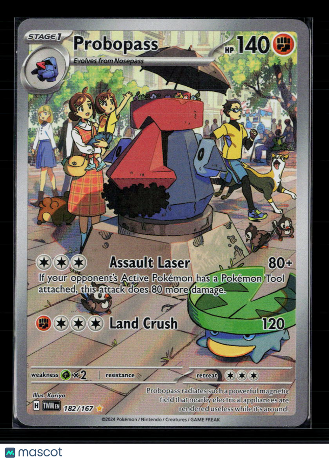 Pokemon 2024 Twilight Masquerade Probopass #182/167