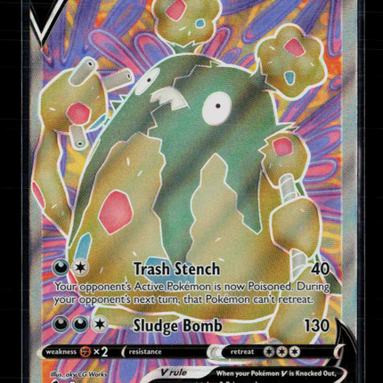 Pokemon 2021 Evolving Skies Garbodor V FA #190/203