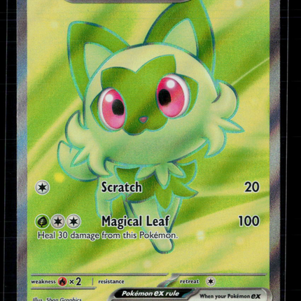 Pokemon 2026 Mega Evolution – Ascended Heroes Sprigatito EX HR #251/217