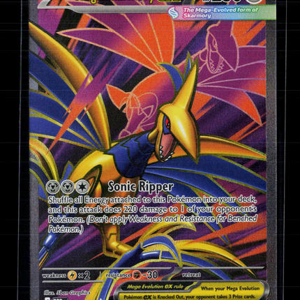 Pokemon 2026 Mega Evolution – Ascended Heroes Mega Skarmory EX SAR #106/88