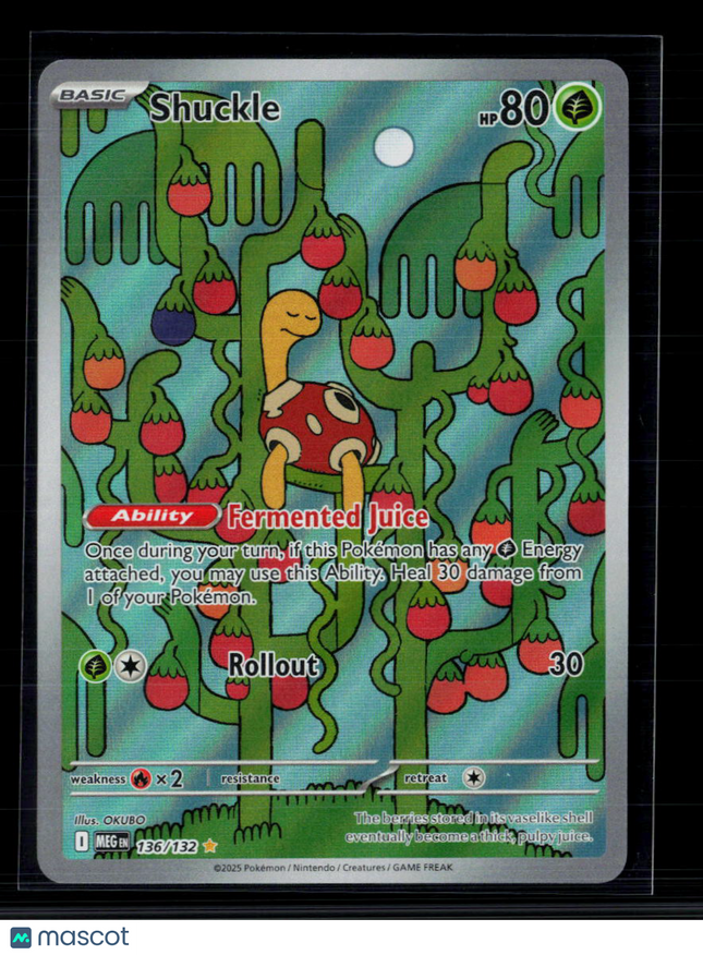 Pokemon 2025 Mega Evolution Shuckle #136/132