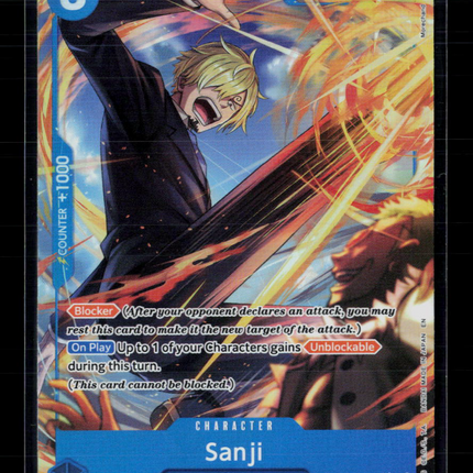 One Piece Sanji (Alternate Art) Adventure on Kami's Island R • OP15-047 Foil