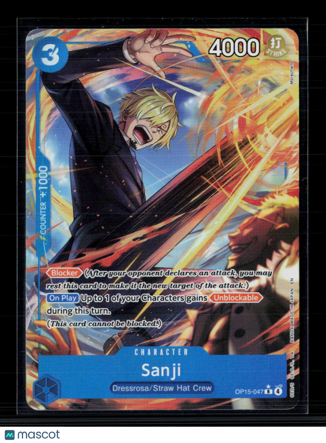 One Piece Sanji (Alternate Art) Adventure on Kami's Island R • OP15-047 Foil